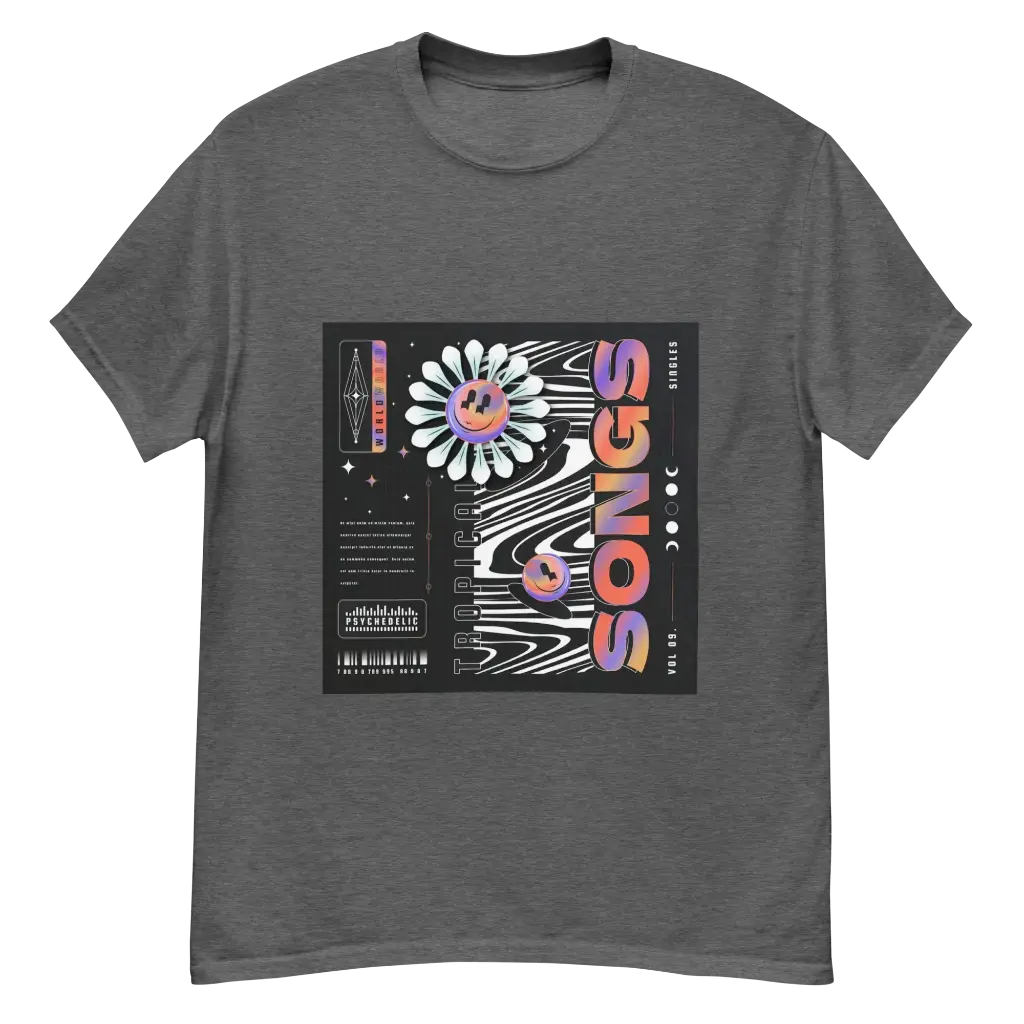 Auvra grey printed t shirt