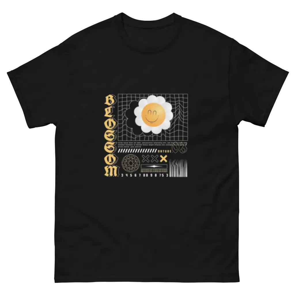 Auvra black printed t shirt