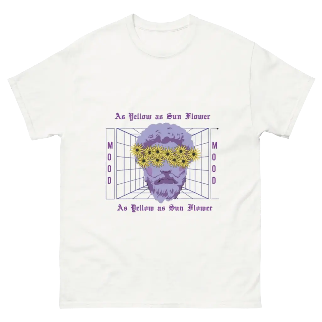 Auvra white printed t shirt