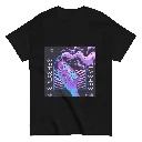 Auvra black printed t shirt