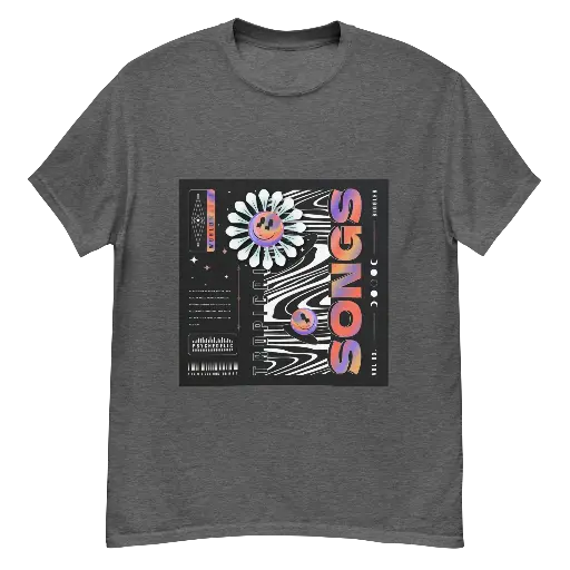 Auvra grey printed t shirt