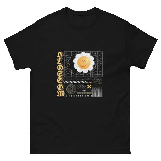 Auvra black printed t shirt