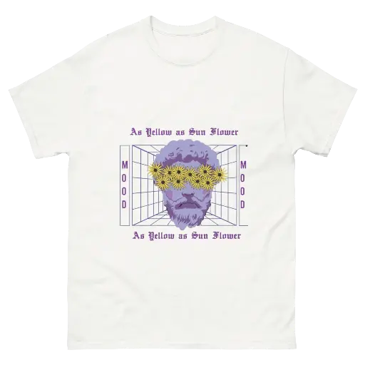 Auvra white printed t shirt